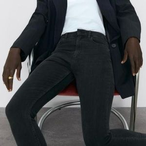 Zara Hight Waist Skinny in Arctic Coal